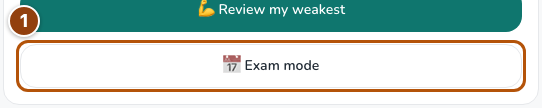 Notebook entry to Exam mode.